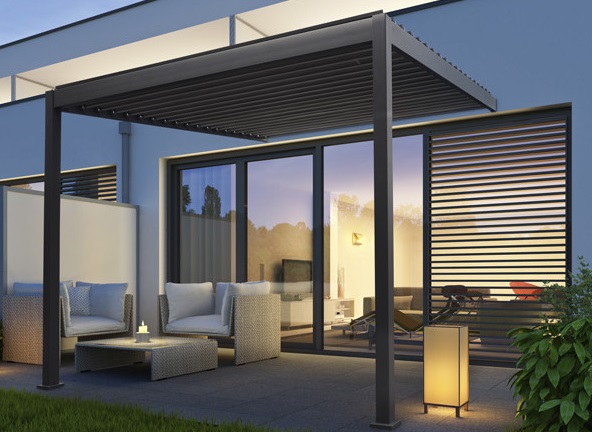 abri terrasse en aluminium et bioclimatique